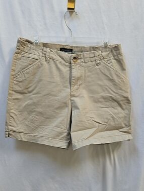 Lee Straight Fit Khaki Cotton Shorts